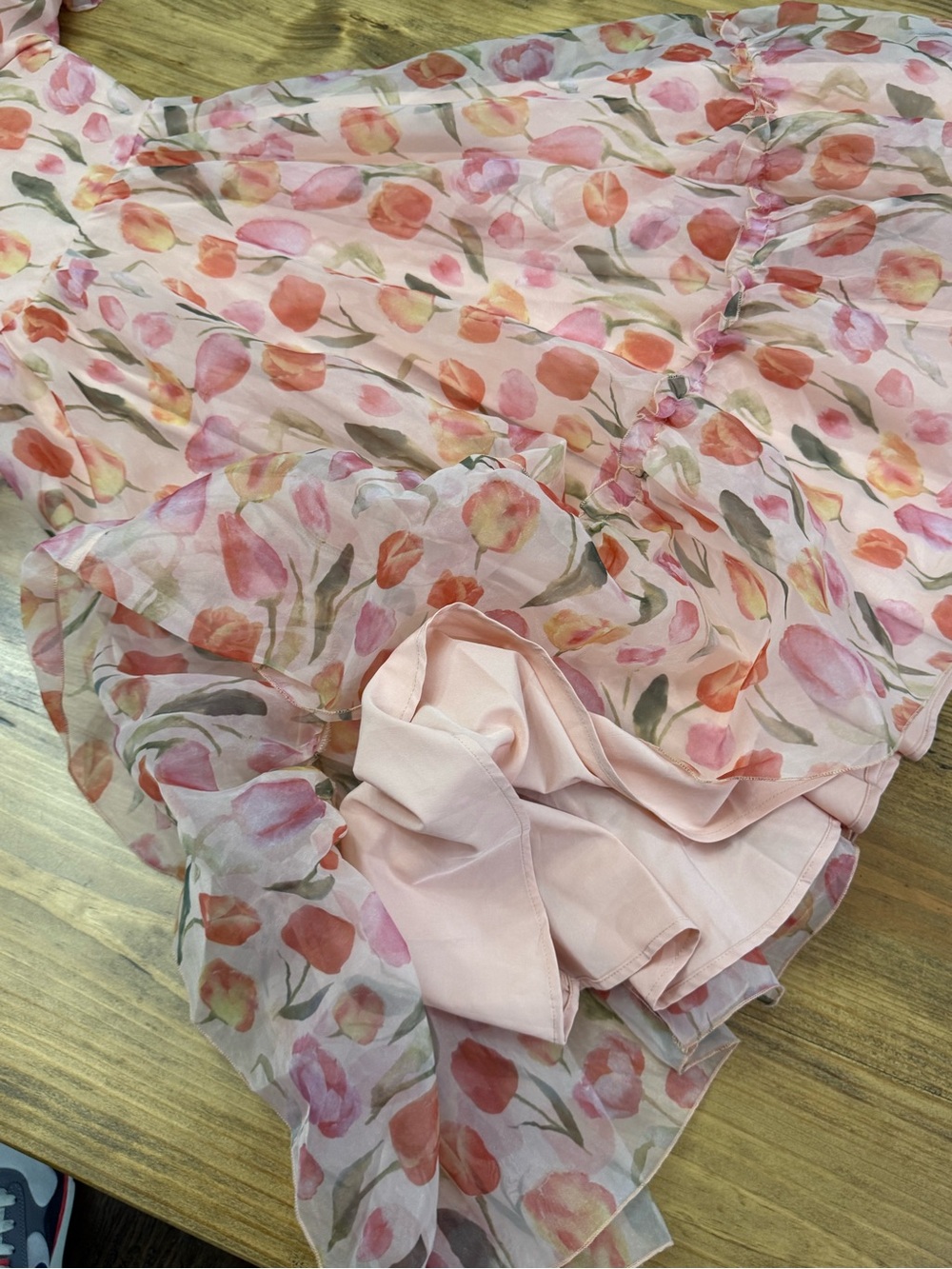 IVY CITY CO Girls Wonderland Tulips Floral Gown Dress - Picture 5 of 10